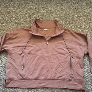 Maurices Warm Brown quarter zip